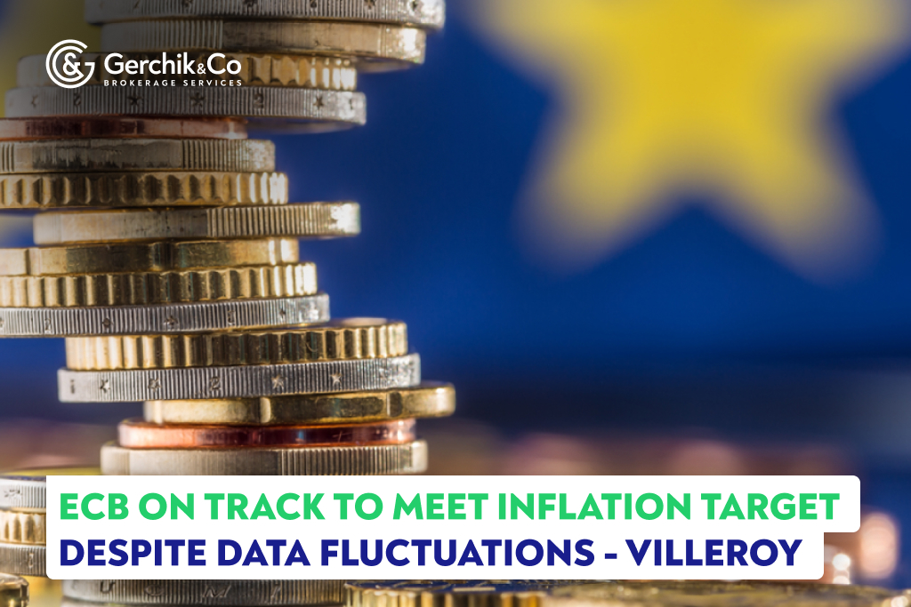 ECB on Track to Meet Inflation Target Despite Data Fluctuations - Villeroy