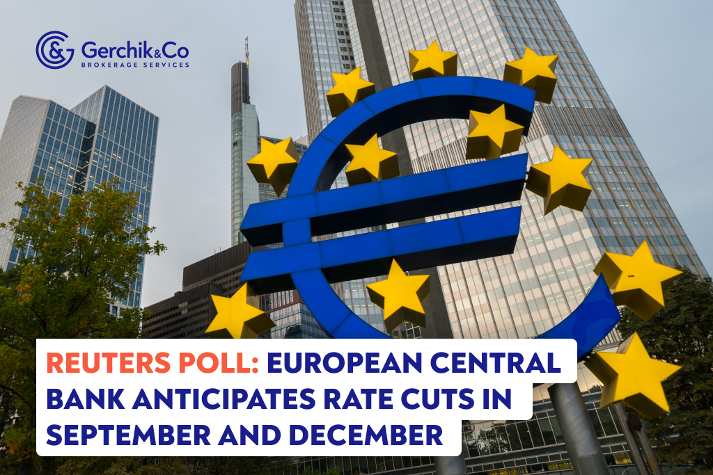 Reuters Poll: European Central Bank Anticipates Rate Cuts in September and December