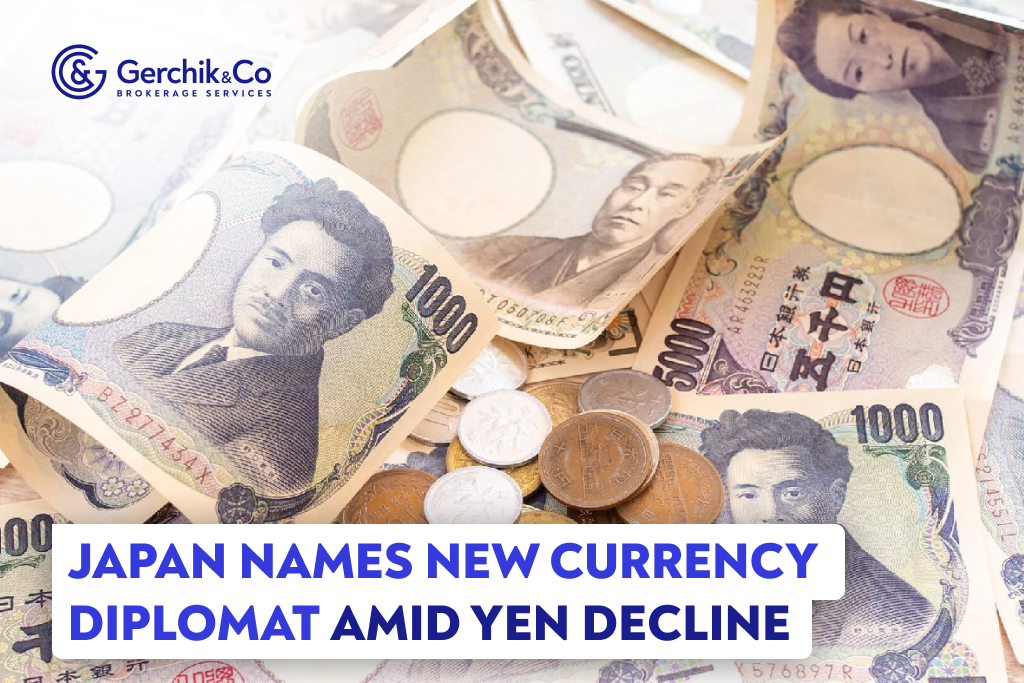 Japan Names New Currency Diplomat Amid Yen Decline